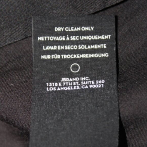 J BRAND Button Down Business Casual Pajama Shirt Black XS - Picture 10 of 12